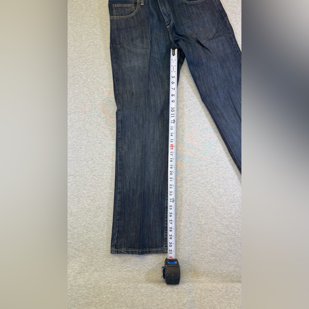 Magellan Outdoors Men's Dark Blue Straight Jeans 33x30‎ - Picture 5 of 7